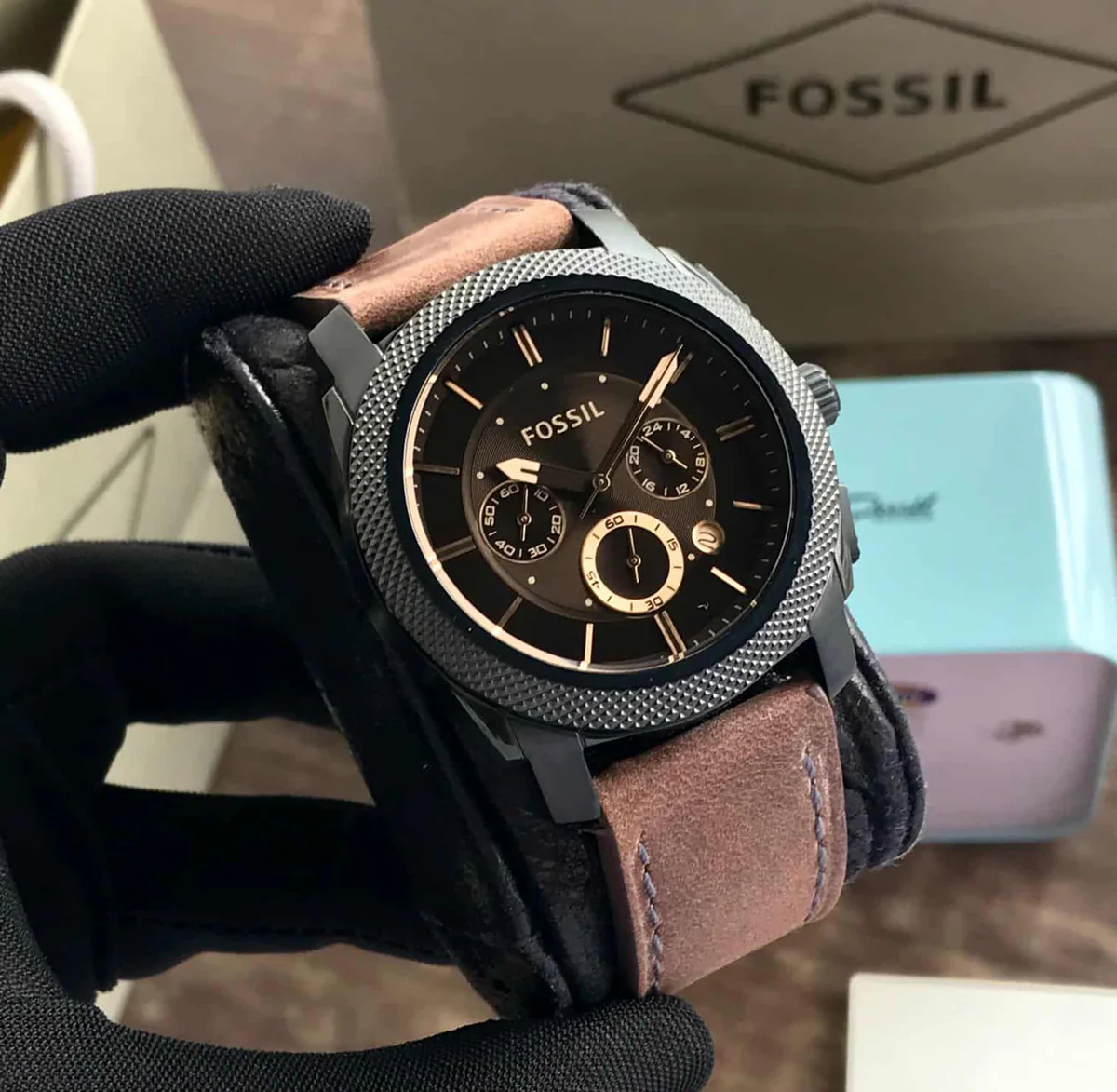 fossil fs5251 japanese brown dial & brown leather strap men’s watch fossil fs5251 japanese brown dial & brown leather strap men’s watch