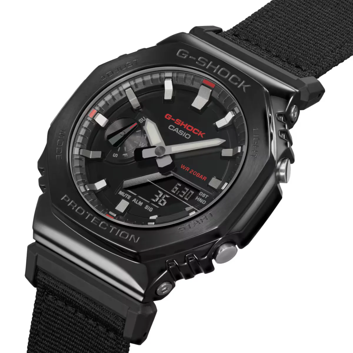 g shock g1373 metal case & cloth strap full black g shock g1373 metal case & cloth strap full black