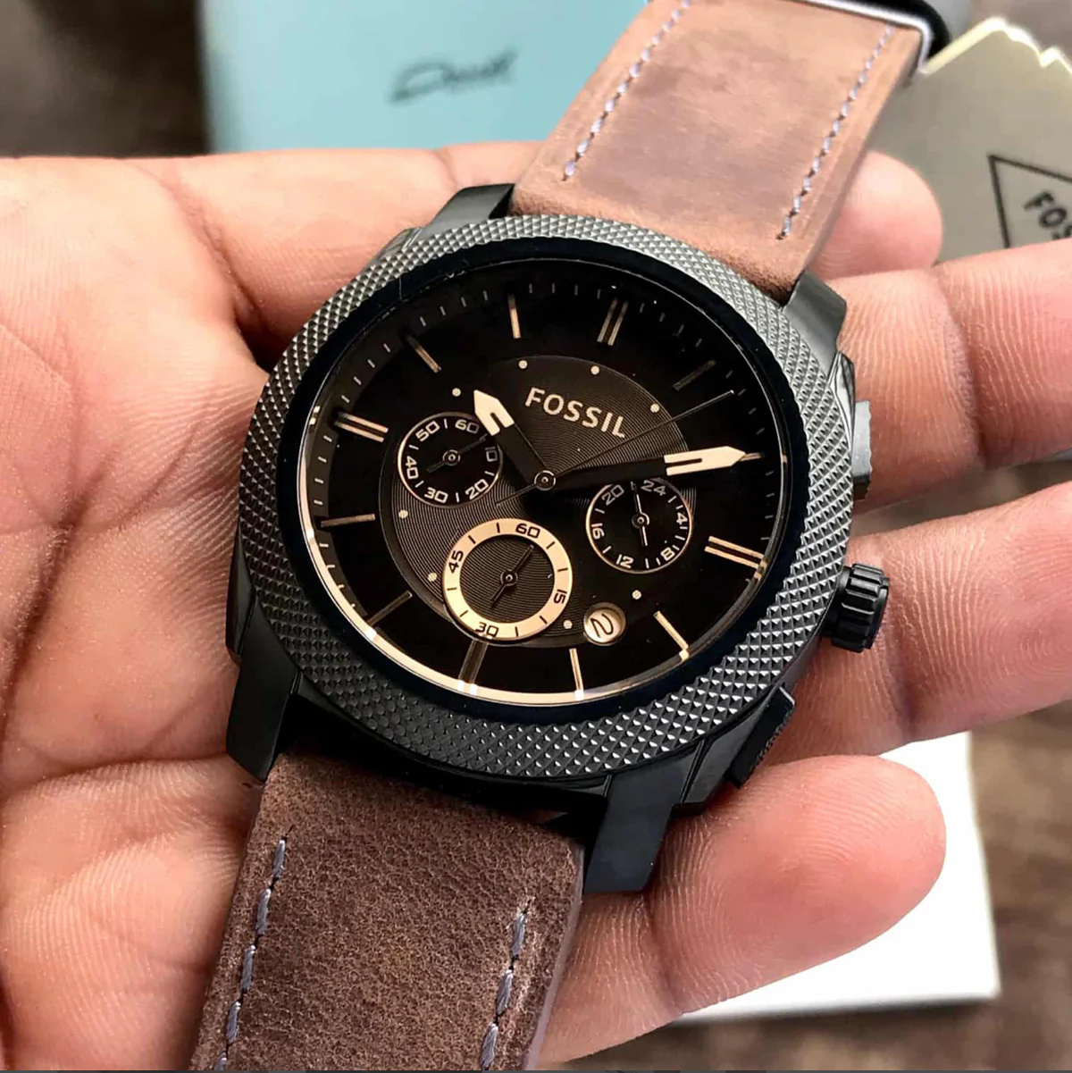 fossil fs5251 japanese brown dial & brown leather strap men’s watch fossil fs5251 japanese brown dial & brown leather strap men’s watch