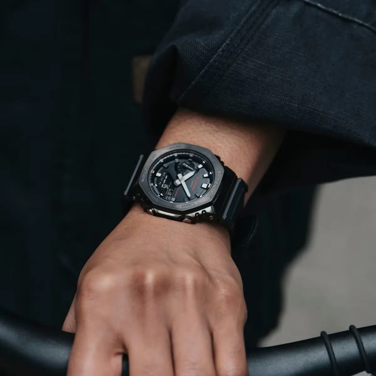 g shock g1373 metal case & cloth strap full black g shock g1373 metal case & cloth strap full black