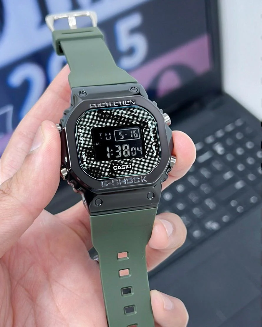 g shock 5600bb metal body military pattern g shock 5600bb metal body military pattern