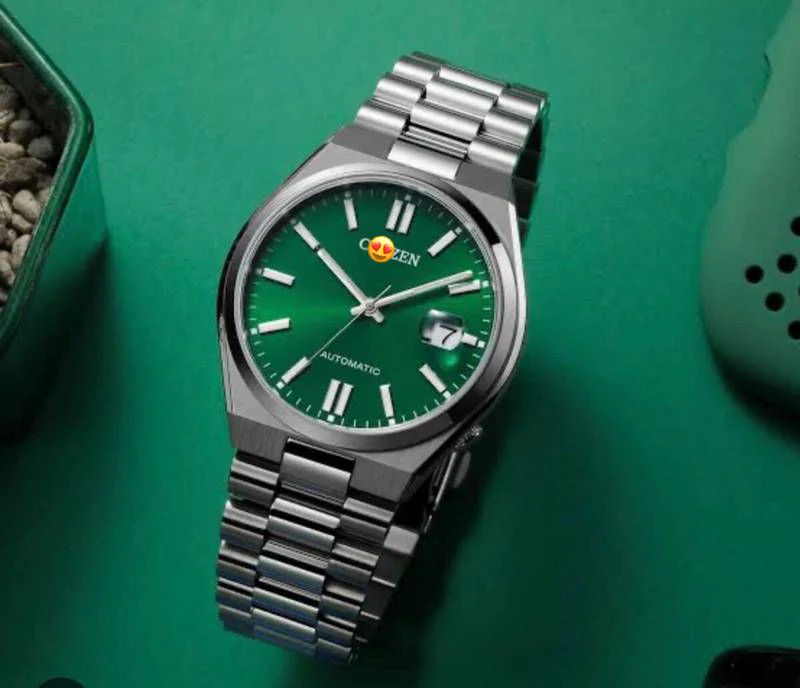 citiz*n analog green dial citiz*n analog green dial