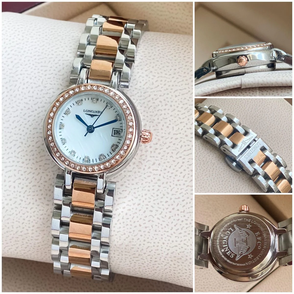 longines primaluna diamonds automatic 26.5 mm l8.111.5.89.6 longines primaluna diamonds automatic 26.5 mm l8.111.5.89.6