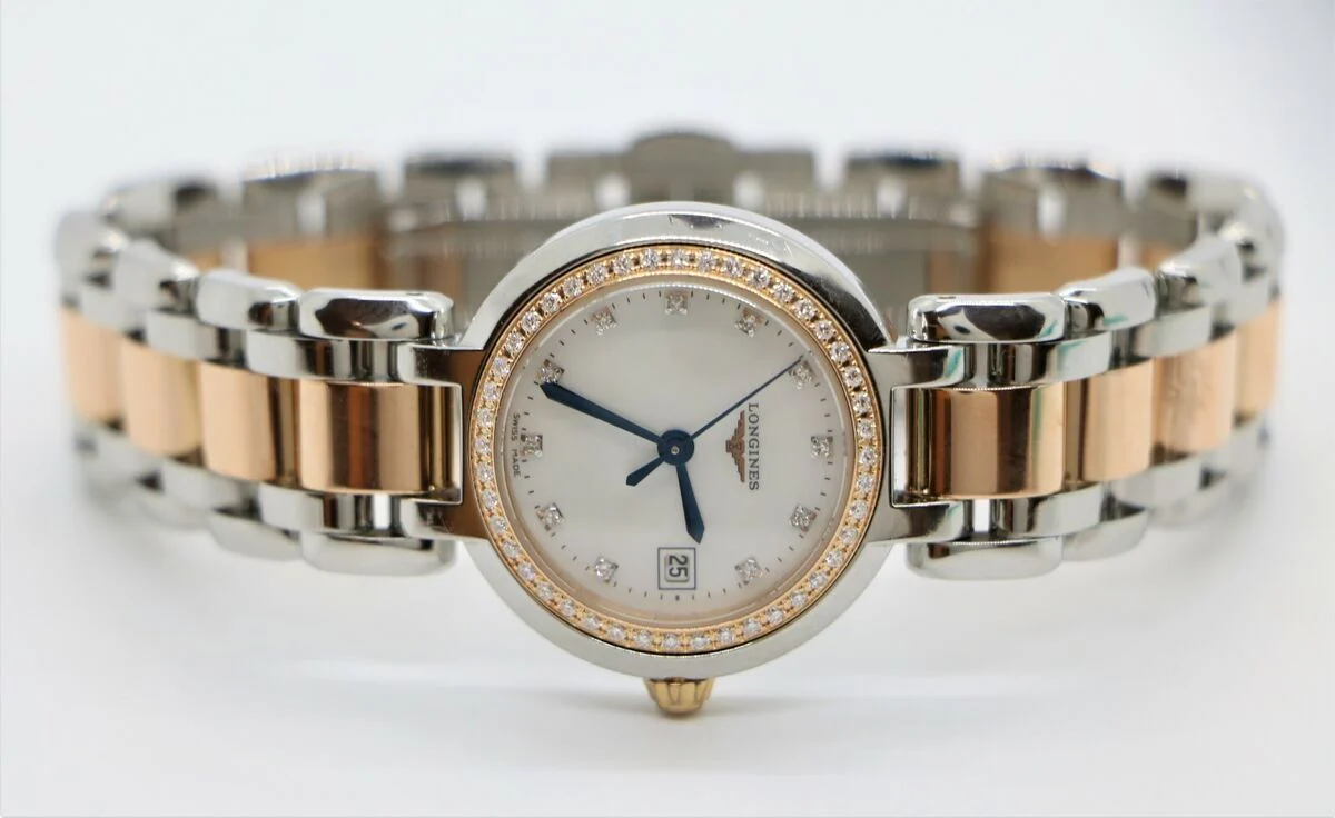 longines primaluna diamonds automatic 26.5 mm l8.111.5.89.6 longines primaluna diamonds automatic 26.5 mm l8.111.5.89.6