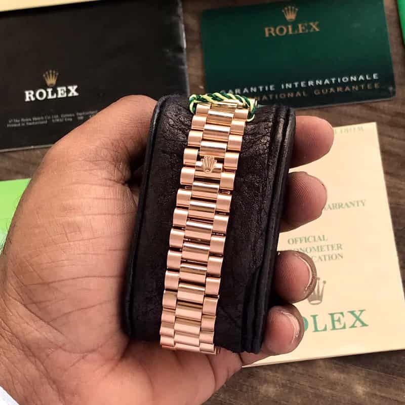 rolex day date 41 rose gold green dial japanese automatic mens watch rolex day date 41 rose gold green dial japanese automatic mens watch