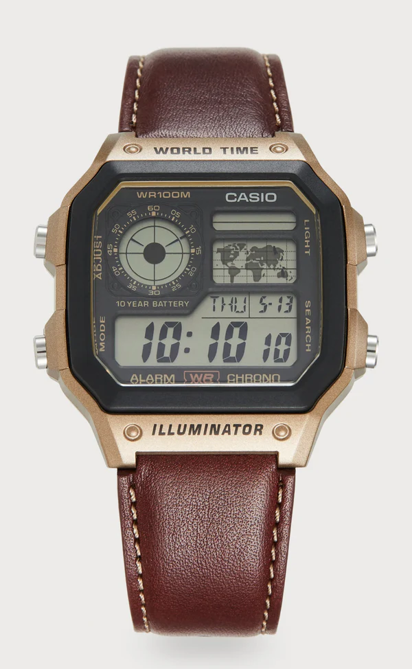 casio ae 1200 leather strap (casio royale) casio ae 1200 leather strap (casio royale)